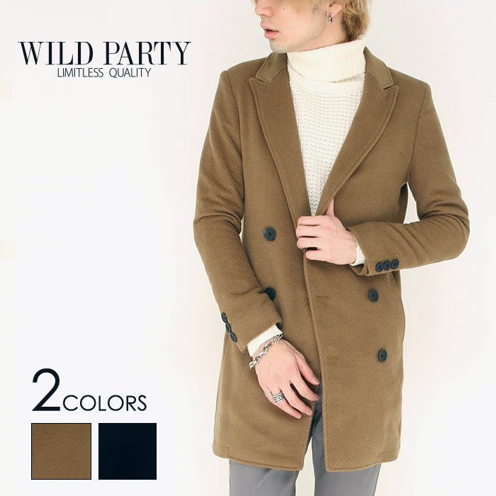 WILD PARTY】ダブルチェスターコート全2色/ワイルドパーティー - WILD ...
