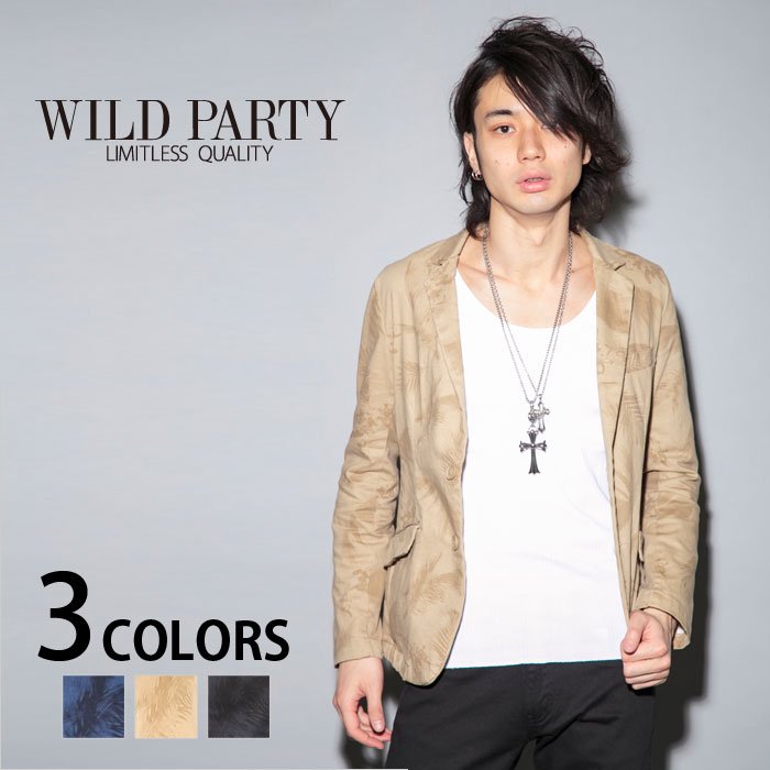 リーフ柄テーラー／全３色 - WILD PARTY official webshop