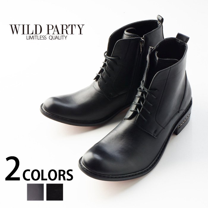 チェーンヒールチャッカブーツ 全２色 Wild Party Official Webshop