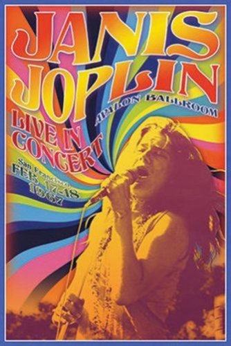 Janis Joplin ジャニス・ジョプリン サイケアート ロックポスター