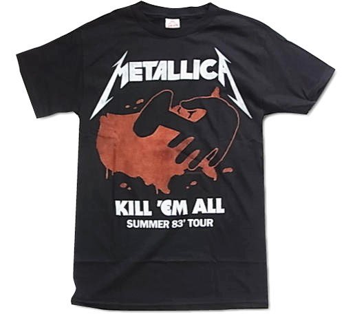 メタリカ ヴィンテージTシャツ 1983年KILL EM ALL TOUR - Tシャツ ...