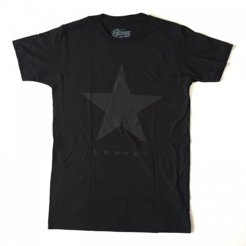 David Bowie デヴィッド・ボウイ UK製 BLACKSTAR Tシャツ-