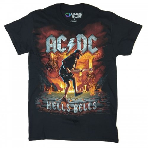 AC/DC HELLS BELLS ブラック Tシャツ バンドT ロックT ロックの名盤 acdc
