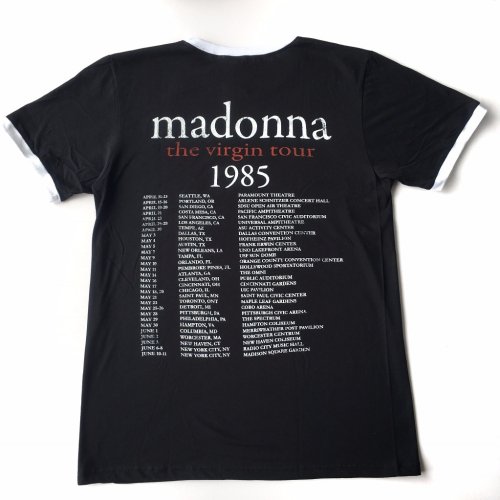 MADONNA マドンナ The Virgin US TOUR 1985 リンガーTシャツ