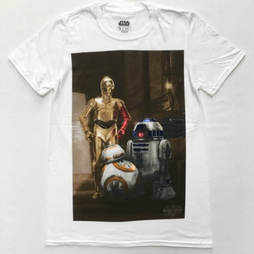 STAR WARS スター・ウォーズ ドロイド C3PO R2D2 BB8 Tシャツ