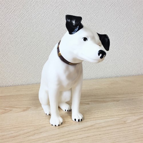 ビクター犬 ビクター イヌ ニッパー ソフト フィギュア ソフビ レーベル 昭和 キャラクター Victor Nipper