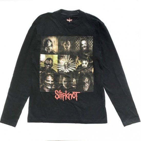 Slipknot スリップノット Tシャツ レッドロゴ プリント ブラック