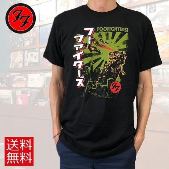 FOO FIGHTERS フーファイターズ 怪獣 ブラック Tシャツ バンドT