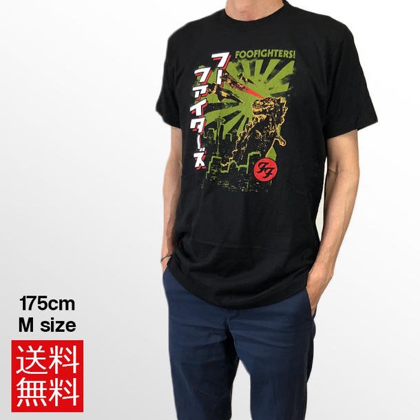 FOO FIGHTERS フーファイターズ 怪獣 ブラック Tシャツ バンドT