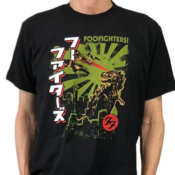 FOO FIGHTERS フーファイターズ 怪獣 ブラック Tシャツ バンドT