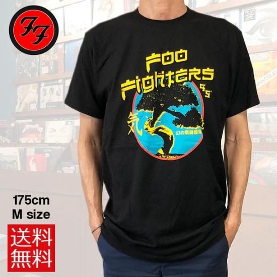 FOO FIGHTERS フーファイターズ 気 盆栽 ブラック Tシャツ バンドT