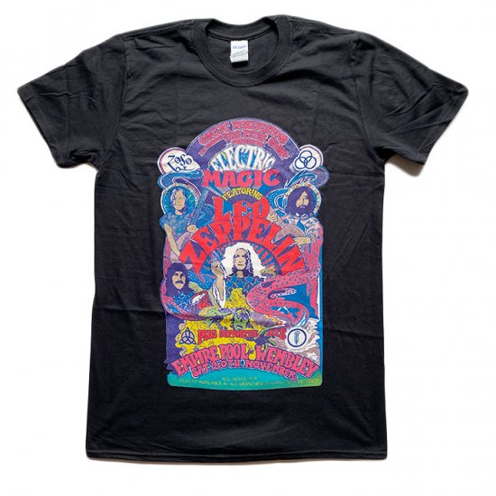 Led Zeppelin レッド・ツェッペリン ELECTRIC MAGIC POSTER Tシャツ