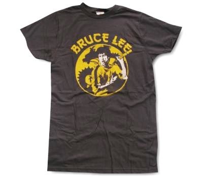 BRUCE LEE ブルース・リー サークル ヌンチャク ブラック Tシャツ