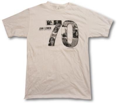 John Lennon ジョン・レノン 70th Birthday Anniversary Tシャツ