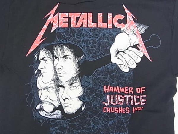 METALLICAメタリカ Damaged Justice バンドTシャツ
