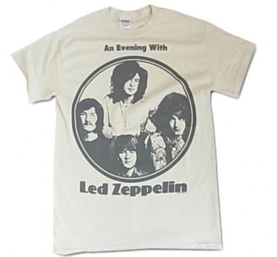 Led Zeppelin レッド・ツェッペリン An Everything With ベージュ T