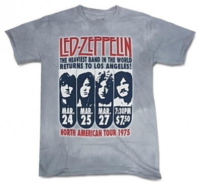 Led Zeppelin レッド・ツェッペリン NORTH AMERICAN TOUR 1975 ...