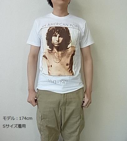the DOORS ザ・ドアーズ Jim Morrison ホワイト Tシャツ バンドT