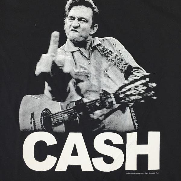 Johnny Cash ジョニー・キャッシュ Jim Marshall F○CK YOU LIVE CASH 
