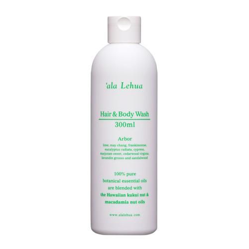 ボディソープ 'ala Lehua Hair & Body Wash Arbor 300ml アラレフア ヘア＆ボディウォッシュ [Arbor（アーバー