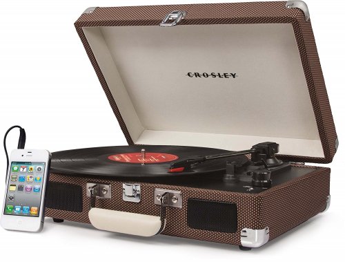 レコードプレーヤー】Crosley / CR8005A-TW Cruiser Portable 3-Speed Turntable,（Tweed）