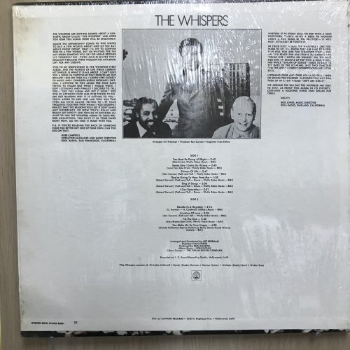 【USED】The Whispers - Planets Of Life [ Jacket : NM(シュリンク付き) Vinyl : EX ]