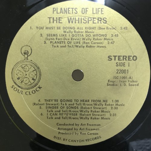 【USED】The Whispers - Planets Of Life [ Jacket : NM(シュリンク付き) Vinyl : EX ]