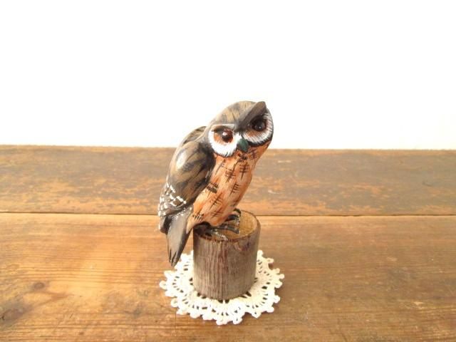 最終価格・かわいい ♪ ふくろうの置物♡作家さんの手作り♡