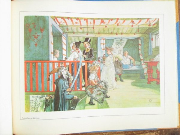 大型本/絵画プリント集/画集： 「ETT HEM/わたしの家」 Carl Larsson