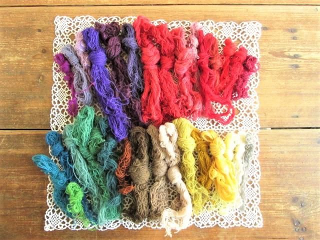人気アイテム フレミッシュ織り/刺繍用・ウール糸♪ ミックス・カラー 115g その他