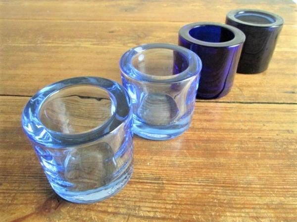 iittala/イッタラ社：Kivi/キビ キャンドルホルダー☆ アクア