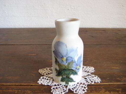 ☆超レア！Arabia（アラビア） HLAデザインの陶器の花瓶： パンジー - 北欧雑貨・ヴィンテージショップ 「 made in