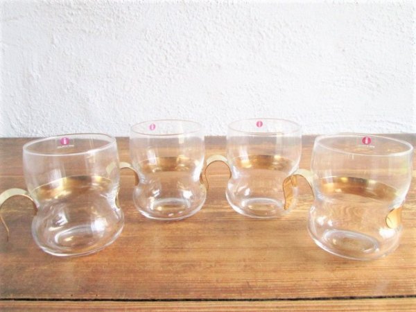 未使用品！iittala/イッタラ社：Paula/パウラのカップ４点セット☆ ゴールドプレート・ホルダー付き オリジナルボックス入り -  北欧雑貨・ヴィンテージショップ 「 made in Sweden 」 ～ 北欧食器、アンティーク、インテリア、北欧デザイン商品を現地スウェーデンからご  ...