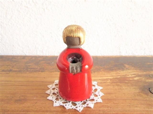 北欧アンティーク jie ハンドメイド陶器人形置物