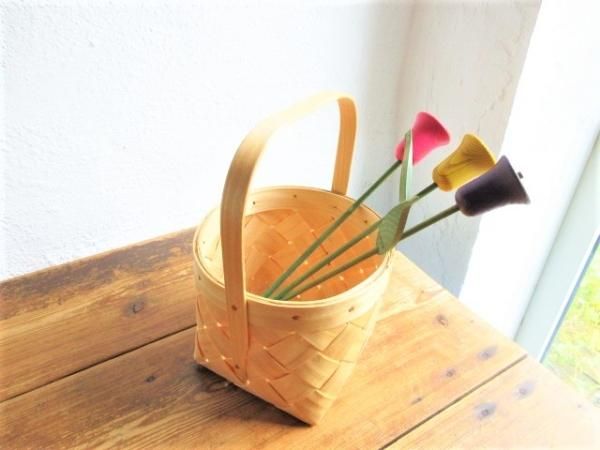 美品！スウェーデンの伝統工芸品：Spankorg/スポーンコリの