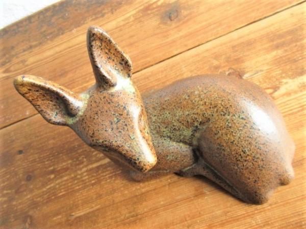 レア！EGO/エゴ社製・陶器の素敵な小鹿さんのオブジェ/置物♪ Lサイズ