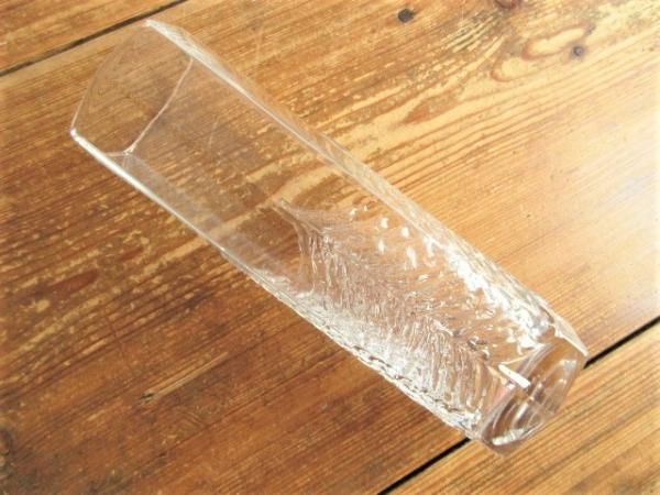  vintage Kuusi ガラスベース(16cm) 北欧ヴィンテージ iittala Kuusi イッタラ ガラスのフラワー