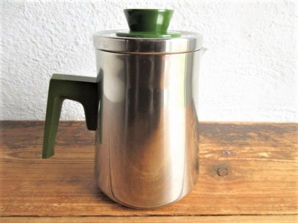 Nils Johan ニルスヨハン 木製取手 ヴィンテージ ステンレス ポット