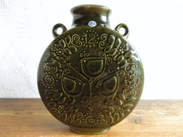 Upsala Ekeby/ウプサラエケビィ： P.V.Freymannデザイン 花瓶”Gokotta