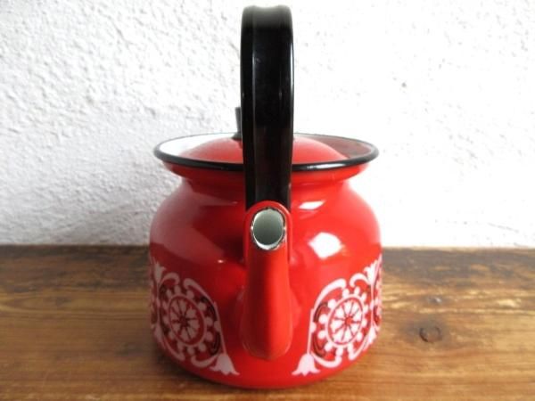 レア　フィネル　Finel チェリー　ポット　琺瑯　ホーロー　北欧　さくらんぼ レアフィネルFinel チェリーポット琺瑯ホーロー北欧さくらんぼ