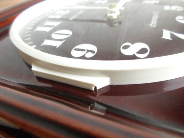 美品！ドイツ・Kienzle/キンツレー社製・陶器ウォールクロック