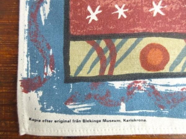 スウェーデンタペストリー 北欧スウェーデン 1980s 手織りTapestry タペストリー 壁掛け