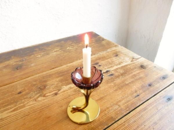 ちょっと訳あり*Ystad ll*イースタッドメタル*キャンドルスタンド Ystad metall （イースタッド・メタル） candle stand glass