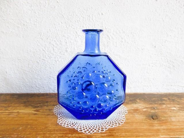 リーヒマエン・ラシ　ステラポラリス　花瓶　ブルー リーヒマエン・ラシステラポラリス花瓶ブルー