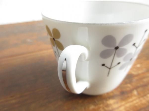 ロールストランド　GILLE カップ&ソーサー18cmプレート　トリオ　2セット Rorstrand/ロールストランド GILLE/ジッレ コーヒーカップ