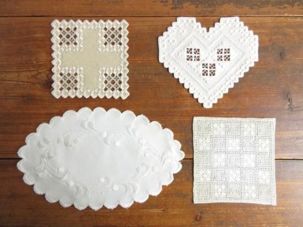 アンティーク 北欧ハーダンガー刺繍 レアな色糸ニードルワーク大判リネンクロス ハーダンガー刺繍の通販 | iichi 日々の暮らしを心地よくする