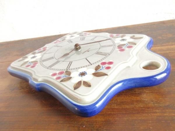 ドイツ・Junghans/ユンハンス社：陶器製ウォールクロック/壁掛け