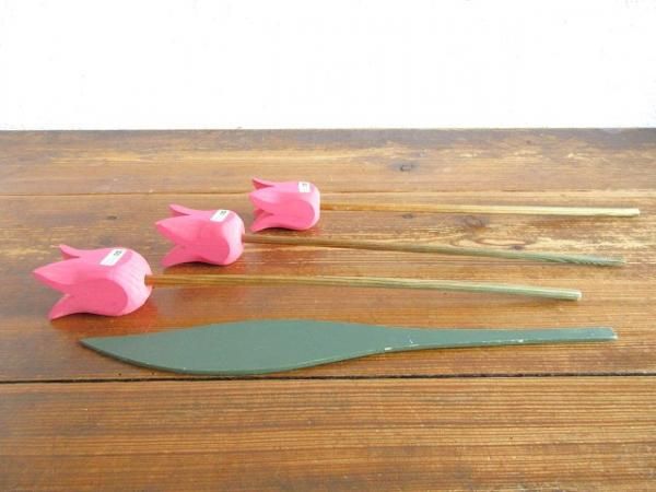 北欧　木製チューリップ　スウェーデン　ヴィンテージ 北欧 木製チューリップ スウェーデン ヴィンテージ