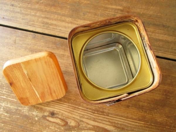 【北欧ヴィンテージ】白樺の筒形キャニスター 北欧ヴィンテージ】白樺の筒形キャニスター