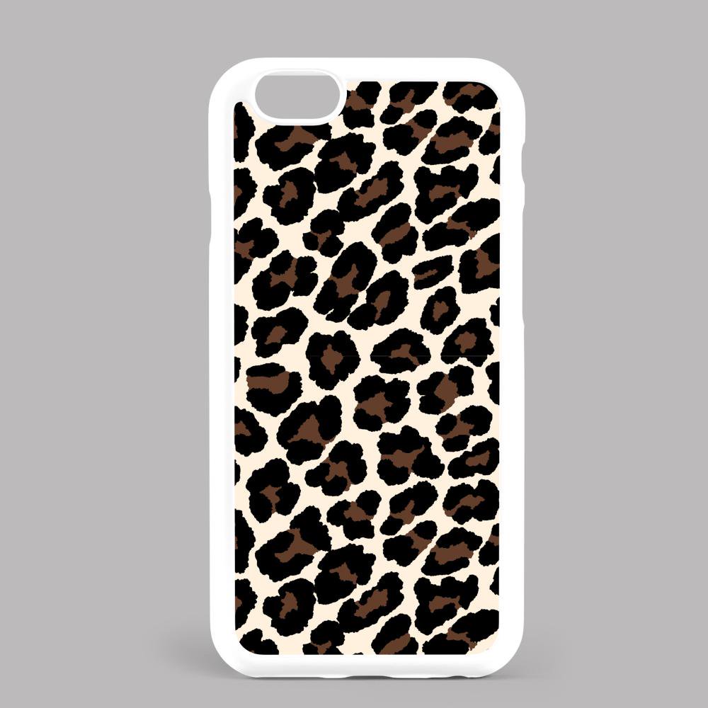 2色 アニマルプリント柄 Animal Print Iphone7対応 携帯ケース スマホケース アイフォンケース ハードカバー Hard Case ヒョウ柄 ホワイト 1 I Love Celeb